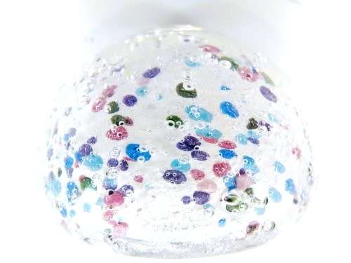 Stunning Vibrant  glass paperweight