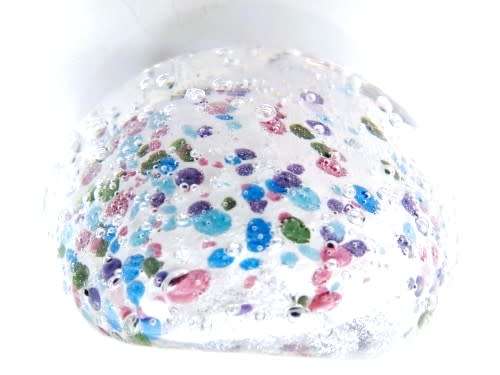 Stunning Vibrant  glass paperweight