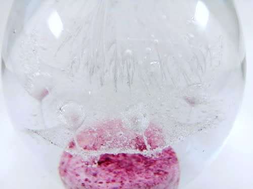 Stunning Vibrant  glass paperweight