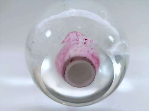 Stunning Vibrant  glass paperweight
