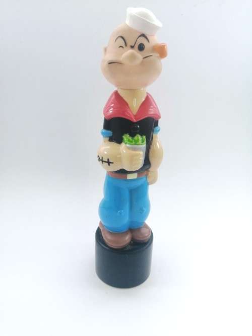 Vintage 90s Popeye Shampoo Sailor man Bottle Bubble Bath King Features Syndicate