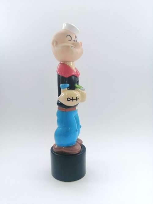 Vintage 90s Popeye Shampoo Sailor man Bottle Bubble Bath King Features Syndicate