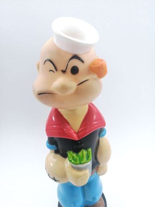 Vintage 90s Popeye Shampoo Sailor man Bottle Bubble Bath King Features Syndicate