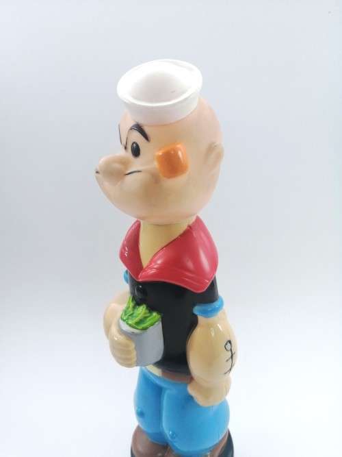 Vintage 90s Popeye Shampoo Sailor man Bottle Bubble Bath King Features Syndicate