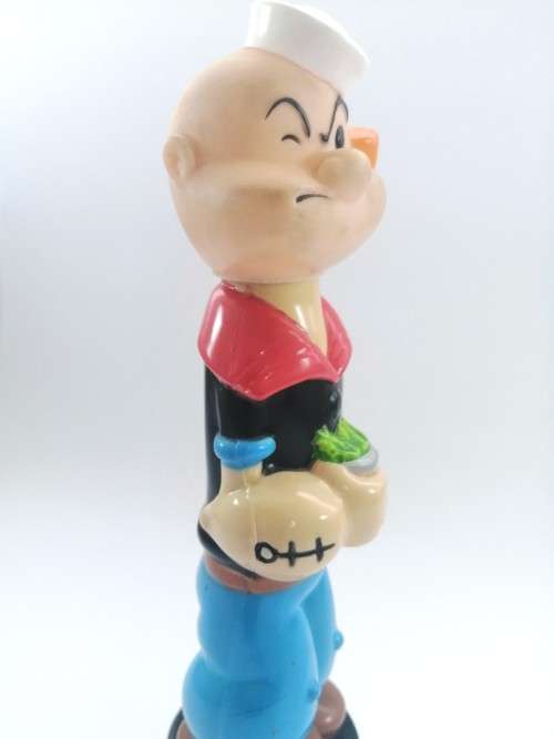 Vintage 90s Popeye Shampoo Sailor man Bottle Bubble Bath King Features Syndicate