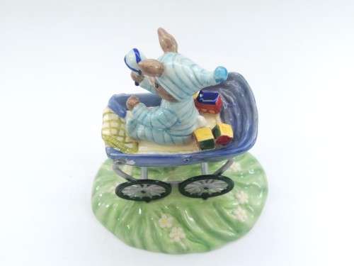 Royal Doulton Bunnykin, Christening Day Boy, The Occasions Collection, DB328 signed