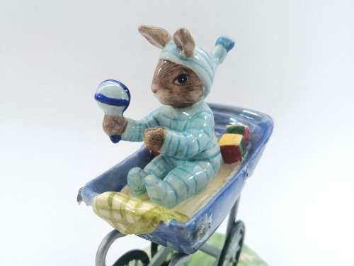 Royal Doulton Bunnykin, Christening Day Boy, The Occasions Collection, DB328 signed