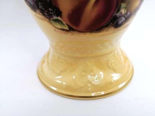 Aynsley orchard gold bone china porcelain Limited Edition 26cm Vase in the Orchard Gold