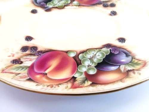 Aynsley orchard gold bone china porcelain Gravy Boat & Stand in the Orchard Gold
