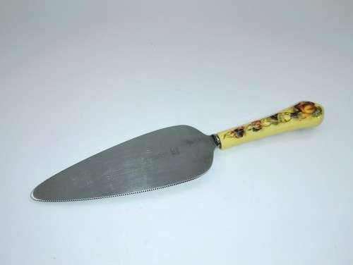 ORCHARD GOLD by Aynsley cake slice knifes and spoon