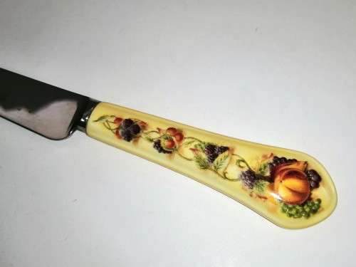 ORCHARD GOLD by Aynsley cake slice knifes and spoon
