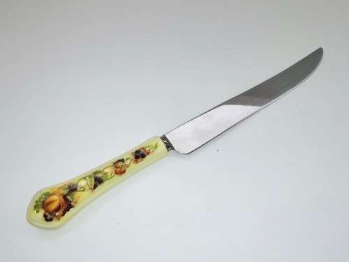 ORCHARD GOLD by Aynsley cake slice knifes and spoon