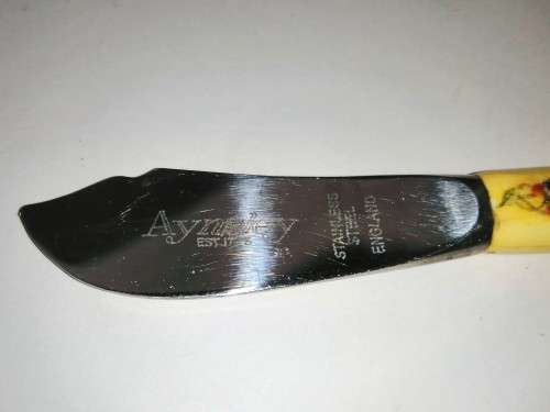 ORCHARD GOLD by Aynsley cake slice knifes and spoon