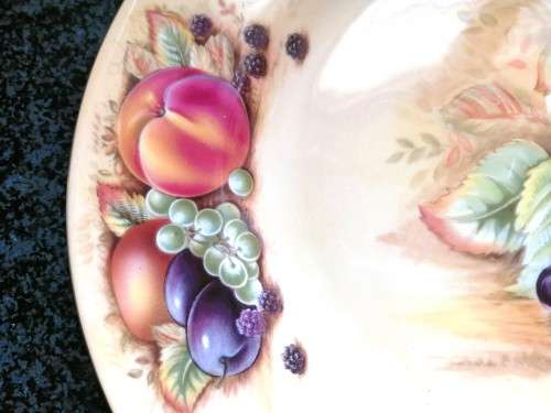 Aynsley orchard gold bone china porcelain Large Oval Platter in the Orchard Gold