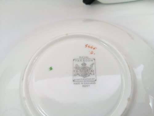 Paragon Art Deco Primrose, Cup Saucer and Plate Trio