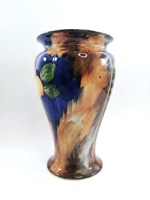 Art Deco Hollinshead & Kirkham H & K Tunstall Autumn Hand Painted Vase 4899