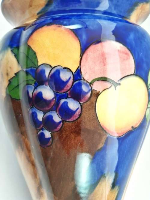 Art Deco Hollinshead & Kirkham H & K Tunstall Autumn Hand Painted Vase 4899
