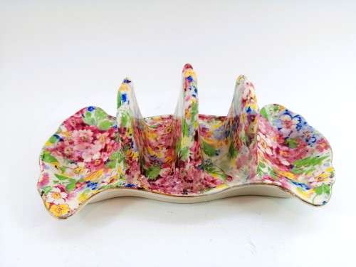 Longton James Kent ceramics Toast Rack