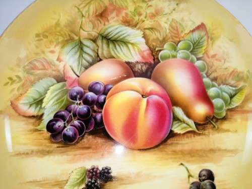 Aynsley Orchard Gold Gateau Serving Plate