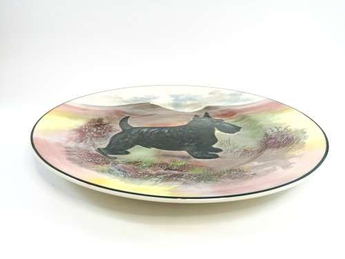 1950s Royal Doulton `Scotty Dog` Scottish Terrier  Wall Plate  Scottish Terrier