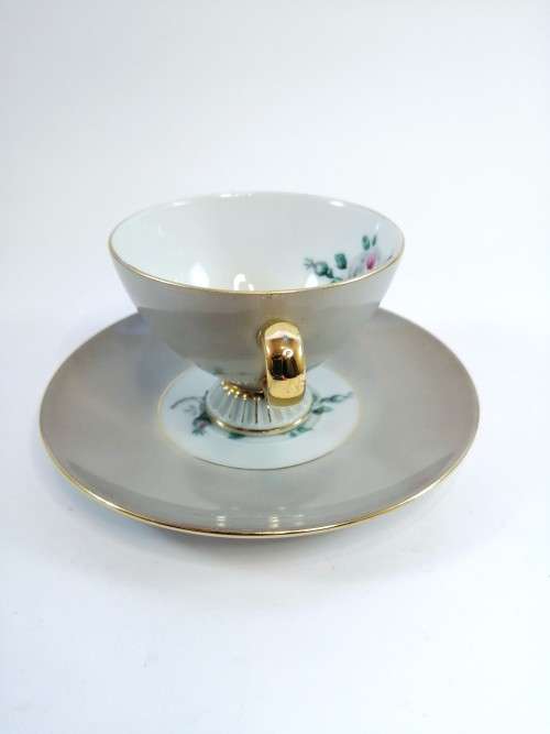Westminster Cup Saucer Duo Light Grey Fine Bone Australian China