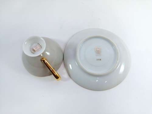 Westminster Cup Saucer Duo Light Grey Fine Bone Australian China