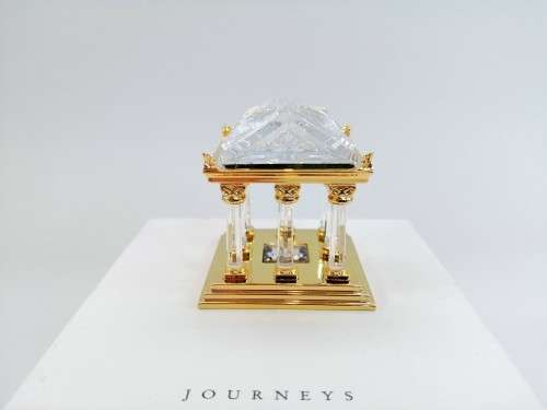 Swarovski Crystal 18k Gold Plated, Greek Temple Memories Journeys