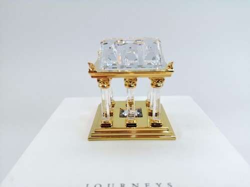 Swarovski Crystal 18k Gold Plated, Greek Temple Memories Journeys