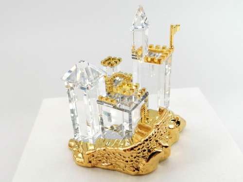 Swarovski Crystal 18k Gold Plated, Castle Memories Journeys