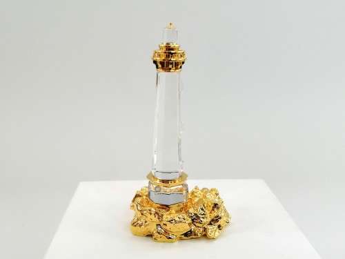 Swarovski Crystal 18k Gold Plated, Lighthouse  Memories Journeys