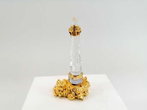 Swarovski Crystal 18k Gold Plated, Lighthouse  Memories Journeys