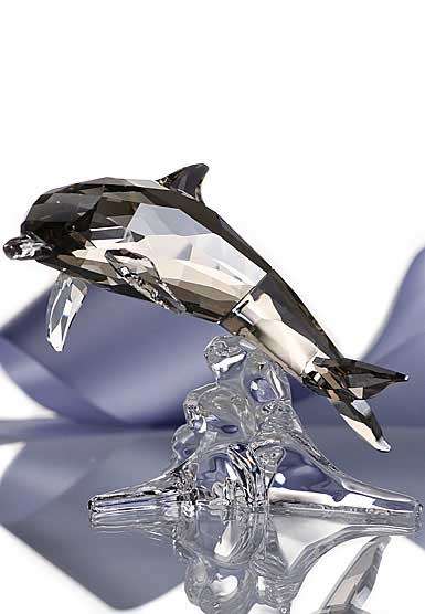 Swarovski Crystal Silver Shade Dolphin Mother