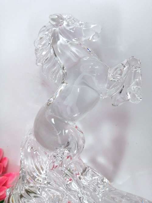 Royal Crystal Rock RCR Crystal Wildlife Horse Italy Figurine