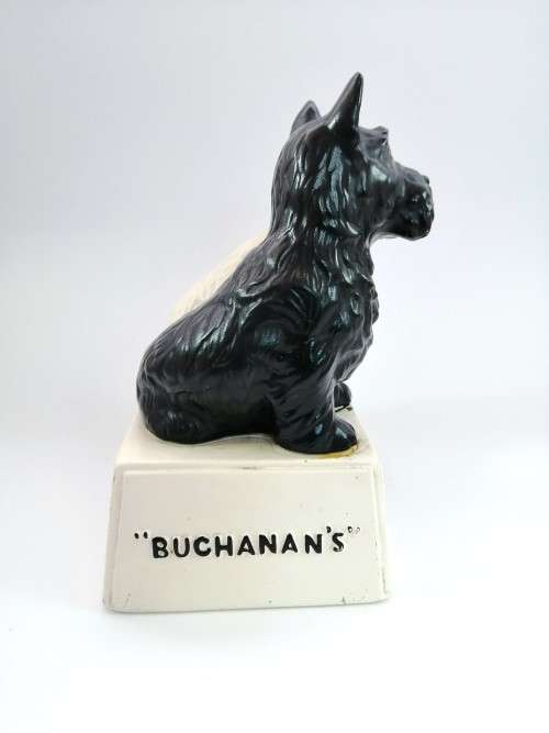 Black & White Scotch Whisky Buchanan`s vintage 50`s ceramic dogs