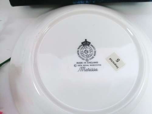 Royal Worcester  Spood Hammersley Round Porcelain Lidded Trinket Box