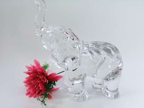 Waterford Crystal Animals of the World Large Elephant (Retired Edition)