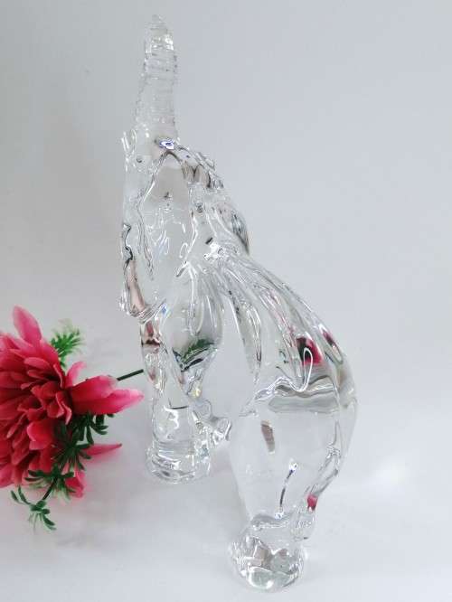Waterford Crystal Animals of the World Large Elephant (Retired Edition)
