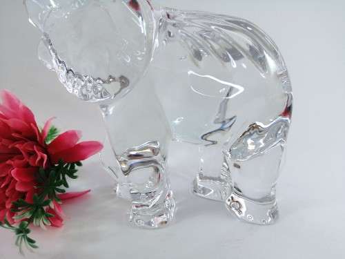 Waterford Crystal Animals of the World Large Elephant (Retired Edition)