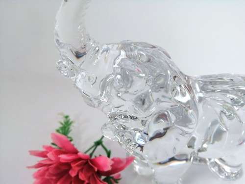 Waterford Crystal Animals of the World Large Elephant (Retired Edition)