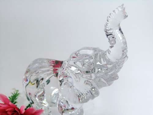Waterford Crystal Animals of the World Large Elephant (Retired Edition)