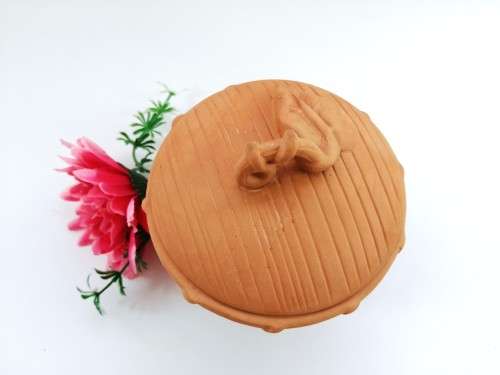 Vintage 1980s Elizabeth Arden Roma Al Fresco Terra Cotta La Vigna Jar