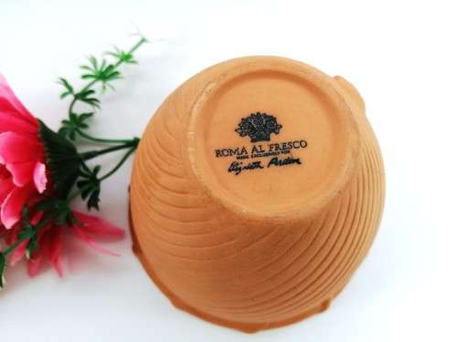 Vintage 1980s Elizabeth Arden Roma Al Fresco Terra Cotta La Vigna Jar
