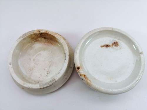 Antique Toothpaste pot John Gosnell & Cos Cherry Toothpaste, claiming royal patronage