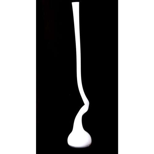 Set of three Makora hand blown art glass centre piece vases one almost 1m tall