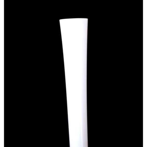Set of three Makora hand blown art glass centre piece vases one almost 1m tall