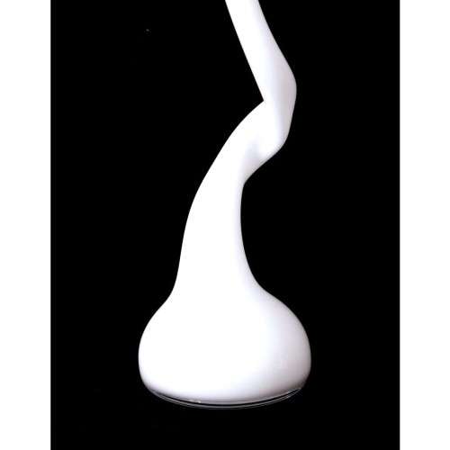 Set of three Makora hand blown art glass centre piece vases one almost 1m tall