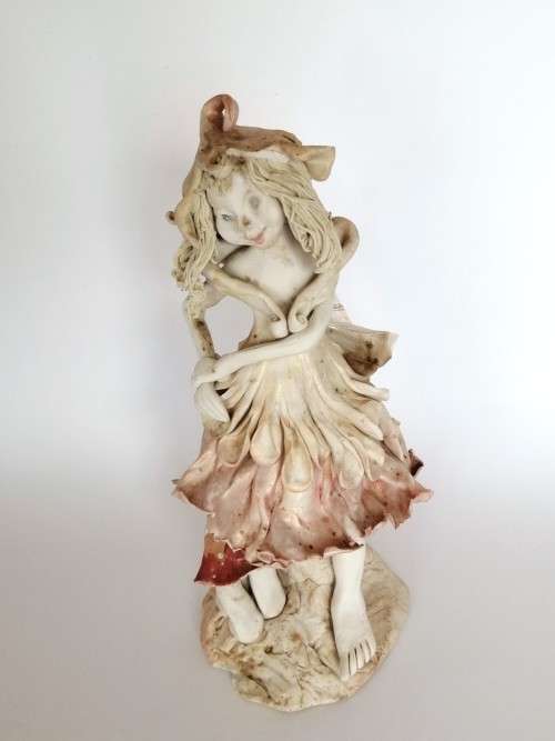 Two FORTUNE FAIRIES ORIGINALS BY KAREN amazing original fairy pieces.