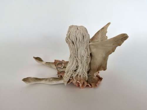 Two FORTUNE FAIRIES ORIGINALS BY KAREN amazing original fairy pieces.