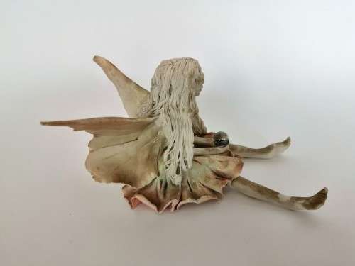 Two FORTUNE FAIRIES ORIGINALS BY KAREN amazing original fairy pieces.