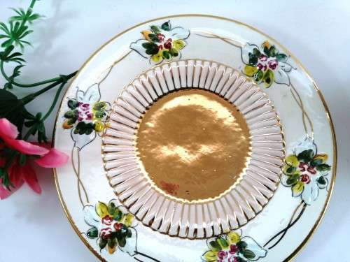 Fabulous Capodimonte Handmade Hand painted Tea Cup and Saucer Italy